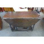 A George II oak gateleg table