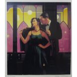 A signed Jack Vettriano limited edition artist proof print, 50 x 44cms, framed