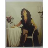 A signed Jack Vettriano limited edition artist proof print, 54 x 44cms, framed