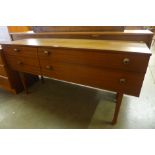 A small teak sideboard