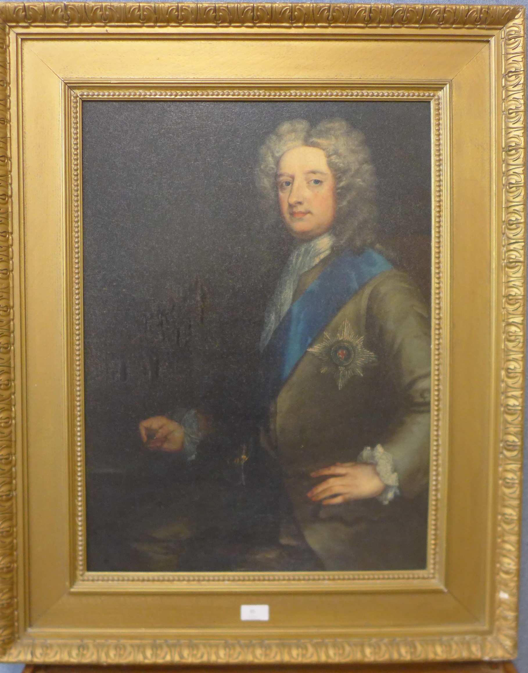 A print of the Duke of Devonshire, framed