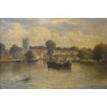 Arthur Gordon Meadows (1869-1937), Henley on Thames, oil on canvas, signed Arthur Gordon and dated