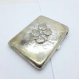 A silver note book/purse with Reynolds Angels decoration, Chester 1913, 108.9g