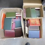 Three boxes of leather bound books including Daphne du Maurier and Sherlock Holmes**PLEASE NOTE THIS