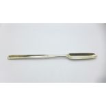 A George III silver marrow scoop with crest, London 1805, Peter, Ann & William Bateman