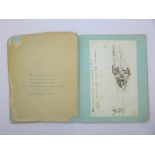 A 19th Century album of sketches by John Penrice Bell, 1862-70, with numerous pen and ink drawings