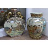 Two oriental vases