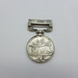 An 1879 South Africa medal to T.G. Wynn C/3rd Cape Yeomanry, a/f, lettering worn
