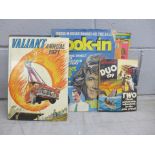 A collection of comics and annuals including Spiderman, Tiger, Laurel and Hardy, etc.**PLEASE NOTE