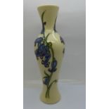 A Moorcroft Bluebell Harmony vase, 20cm