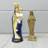 Two religious icons