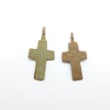 Two bronze Viking crosses found in Russia