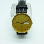 A 9ct gold cased Mappin & Webb quartz wristwatch