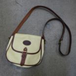 A Mulberry cross body saddle bag