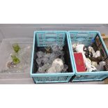 Five boxes of mixed lead crystal and other glass**PLEASE NOTE THIS LOT IS NOT ELIGIBLE FOR POSTING