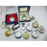 Stopwatches, pocket watches, etc.