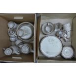 Two boxes of Denby stoneware tea and dinnerwares**PLEASE NOTE THIS LOT IS NOT ELIGIBLE FOR POSTING