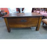 An 18th Century mahogany coffer