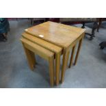 A Herbert Gibbs teak nest of tables