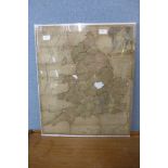 A Georgian map jigsaw