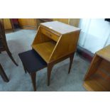 A Chippy Heath teak telephone seat