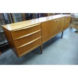 A teak sideboard