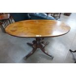 A George IV mahogany loo table