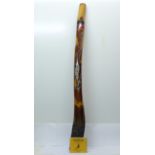 A didgeridoo with instructions