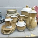 Denby Castille Brown dinnerwares **PLEASE NOTE THIS LOT IS NOT ELIGIBLE FOR POSTING AND PACKING**