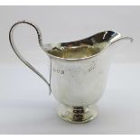 A cream jug, Chester 1897, 58g