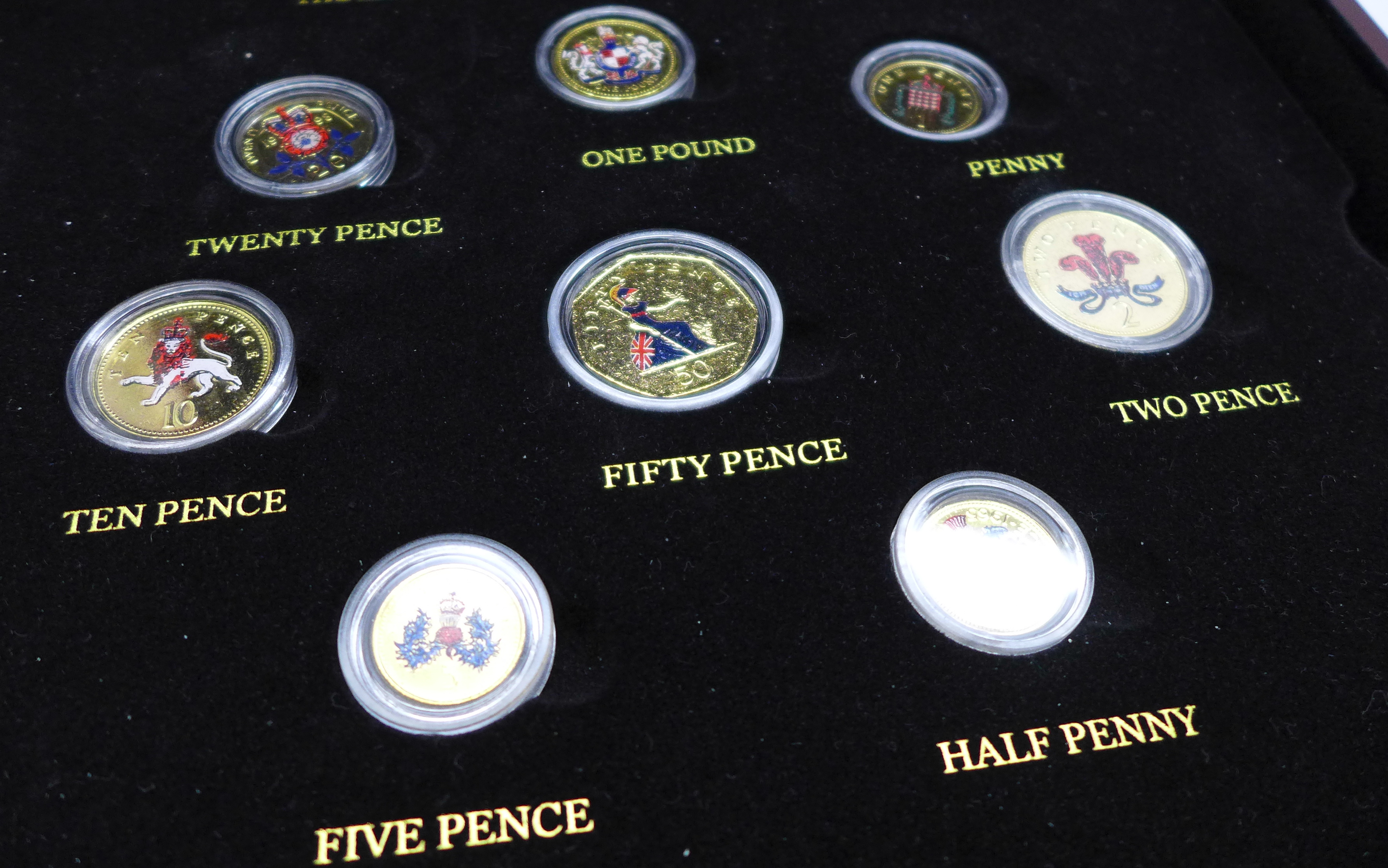 The changing face of British coinage, a set of The Emblem series decimals of Elizabeth II and a - Bild 5 aus 7