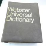 A Webster Universal Dictionary, Unabridged International Edition Colour Illustrated