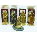 Wade, The Camelot Collection figures, boxed