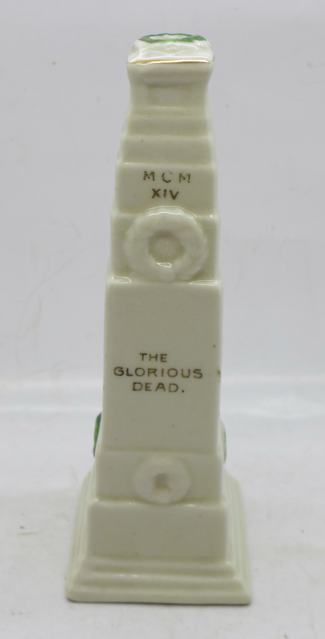 A crested ware London Cenotaph, 15cm - Image 3 of 5