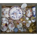 A collection of mixed china including Mason's, Coalport Royal Albert, Royal Worcester, etc. **PLEASE