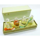 A four bottle Penhaligon's perfume set, boxed