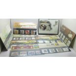 Eleven Royal Mail Mint Stamp (two duplicates) and a Diana First Day Cover