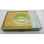 A sealed box of 25 Cuban cigars, Henry Clay