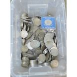 A large collection of half crown coins, post 1947, 5.45kg