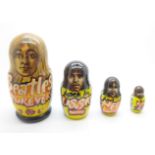 A The Beatles Russian matryoshka doll, 15cm