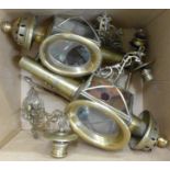 A box of brassware **PLEASE NOTE THIS LOT IS NOT ELIGIBLE FOR POSTING AND PACKING**