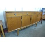 A teak sideboard