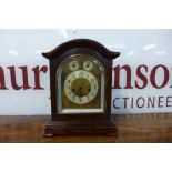 A 19th century German Junghans mahogany bracket clock