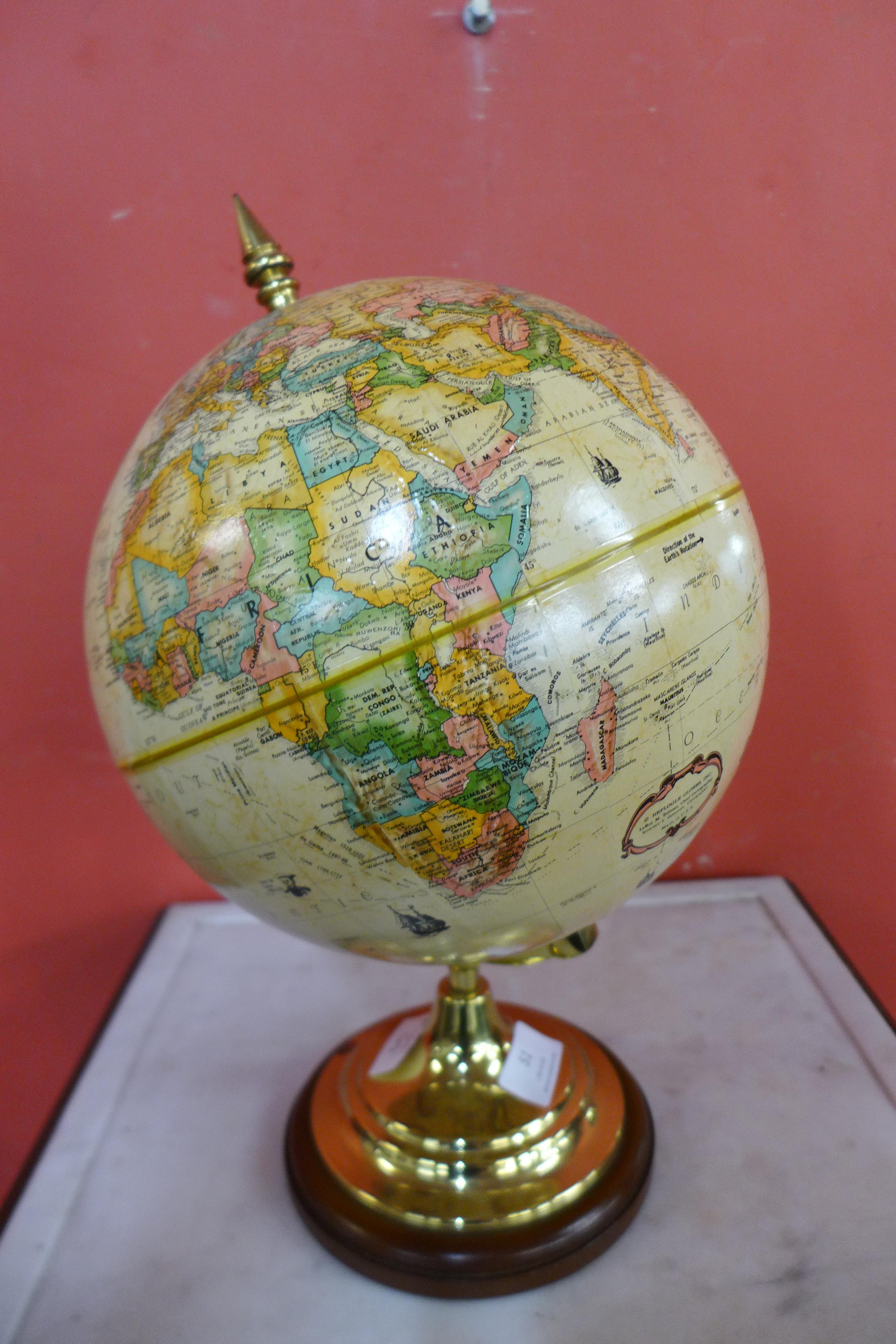 A Replogle 9" diameter World Classic Series globe