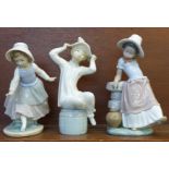 Two Lladro figures, A Steppin Time, no. 5158, designer Jose Roig, issued 1982-1998, 22.5cm and a