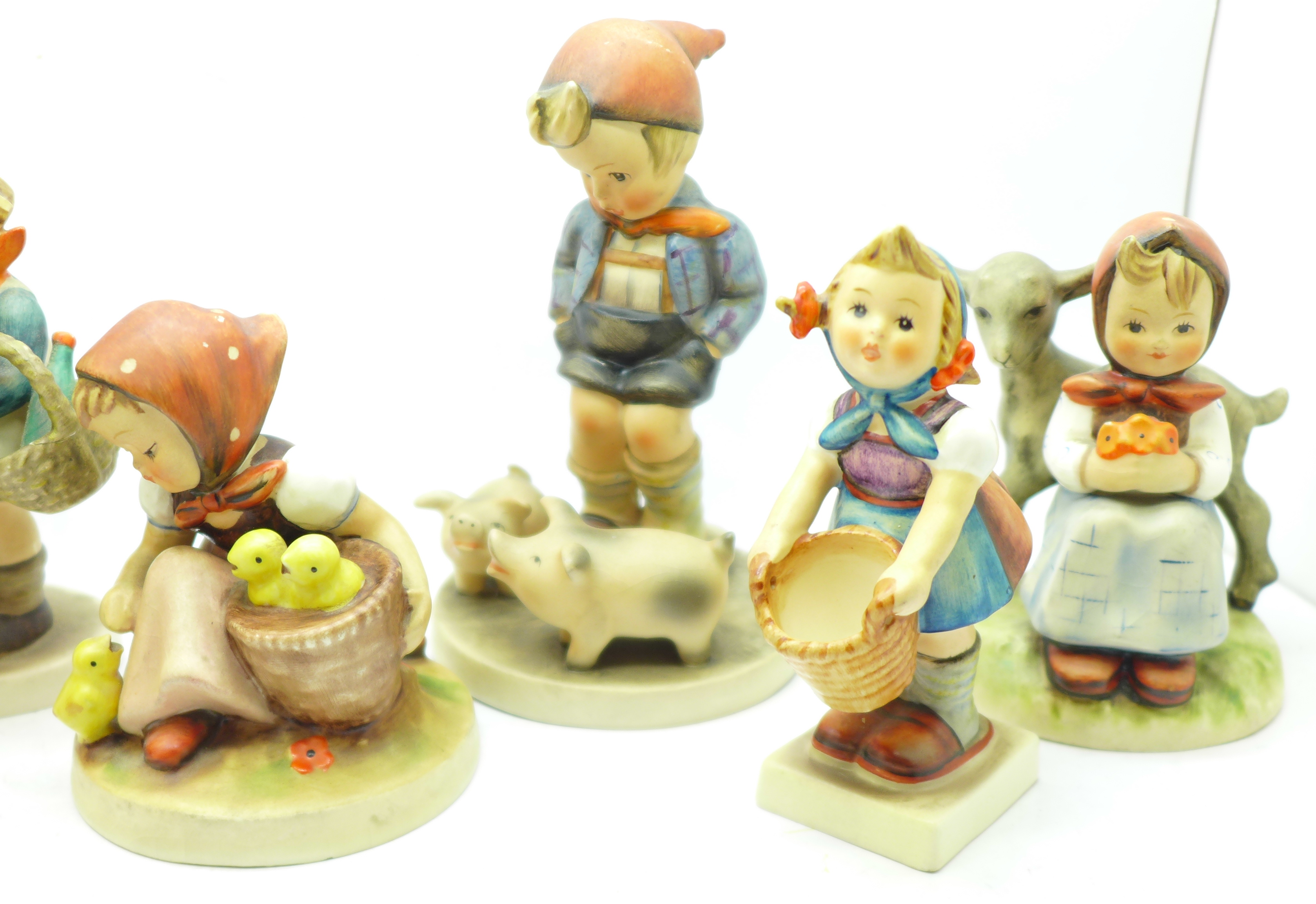 Seven Hummel figures including Chick Girl and Going To Grandmas - Image 3 of 6