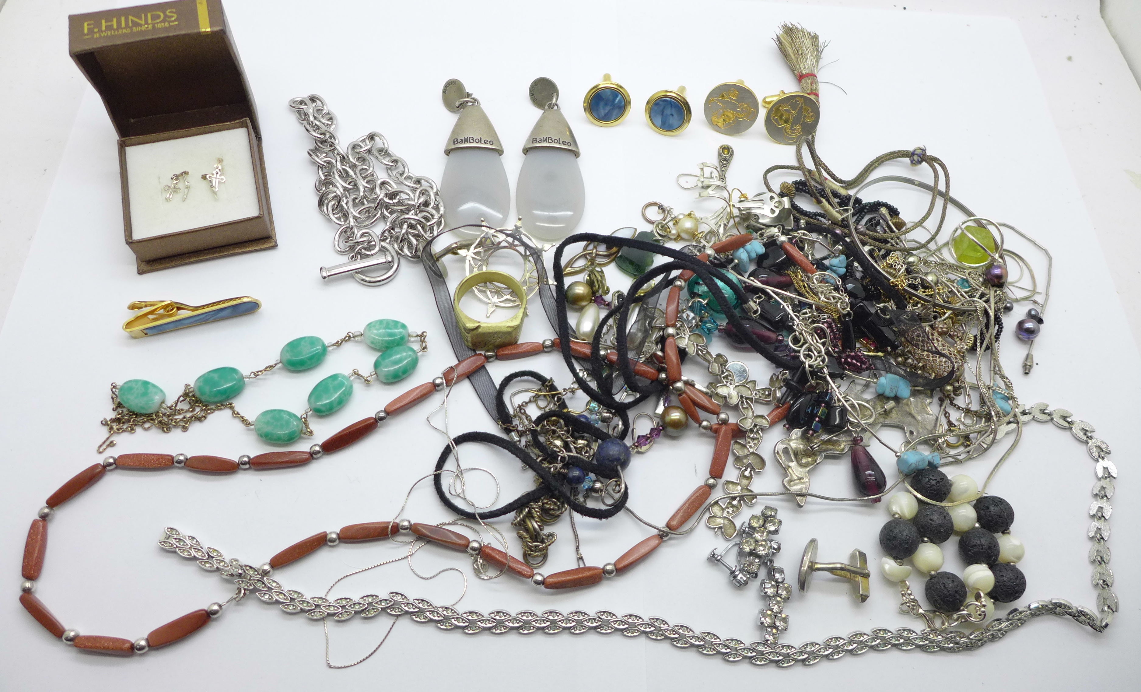 Silver and other costume jewellery