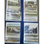 Postcards; Islamic and ethnic postcards in two albums (66 cards)