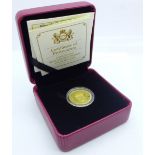 A Canada 2020 Relics of New France Louis XIV 15 Sol 99.99% pure gold $10 coin, 1,000 mintage