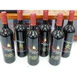 Six bottles of Chevalier de Bayard 2015 red wine